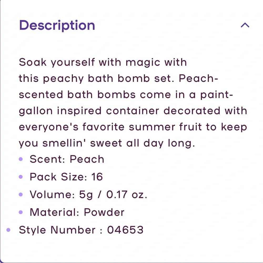 Peachy Keen Bath Bomb Set - 16 Pack Small NEW Claire’s